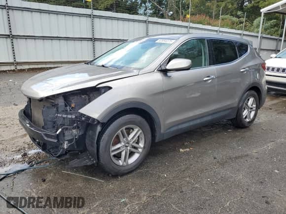 2018 Hyundai Santa Fe 2.4L with VIN 5XYZT3LB2JG559137, listed as a Copart auction lot 83994075 with 121,622 mi miles and Salvage title. Bid and sale history available at DreamBid. Image 1.