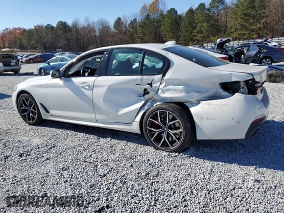 ✅ 2023 BMW 5 Series 540i xDrive • VIN: WBA73BJ07PWY20967 • Lot: 83665074. Listed on Copart with Not provided. Free auction sales archive from the USA and detailed vehicle history report at DreamBid. Image 2.