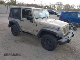 ✅ 2016 Jeep Wrangler Sport • VIN: 1C4AJWAG1GL228002 • Лот: 43712590. Опубликован ранее на IAAI с пробегом 132 676 миль. Бесплатный доступ к архиву аукционных продаж из США и подробный отчёт об истории автомобиля на DreamBid. Изображение 1.