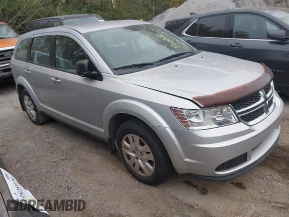 ✅ 2014 Dodge Journey SE • VIN: 3C4PDCAB2ET197221 • Lot: 43578095. Listed on IAAI with 164,446 mi. Free auction sales archive from the USA and detailed vehicle history report at DreamBid. Image 1.