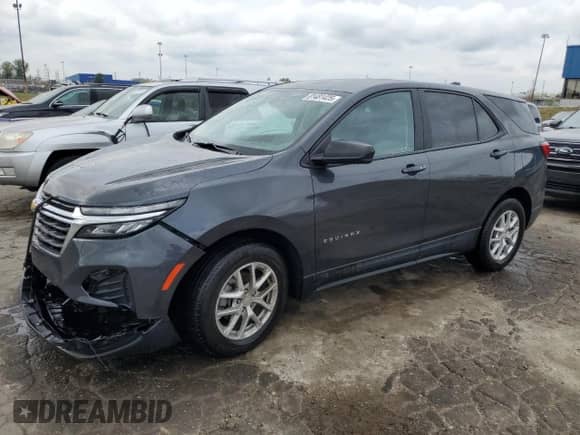 2022 Chevrolet Equinox LS with VIN 3GNAXHEV2NS206981, listed as a Copart auction lot 81481425 with 62,909 mi miles and Salvage title. Bid and sale history available at DreamBid. Image 1.