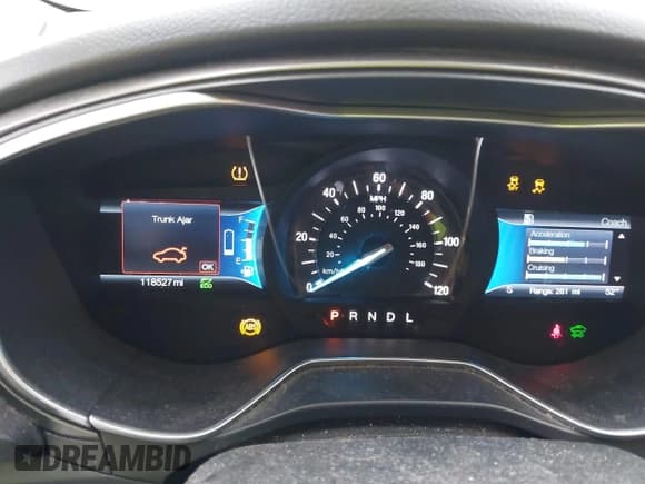 ✅ 2017 Ford Fusion Hybrid SE • VIN: 3FA6P0LU6HR182664 • Lot: 43542611. Listed on IAAI with 118,527 mi. Free auction sales archive from the USA and detailed vehicle history report at DreamBid. Image 7.