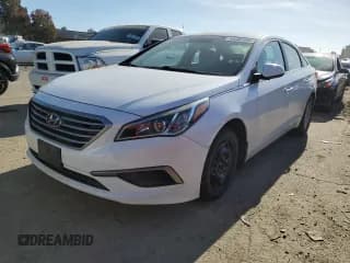 ✅ 2017 Hyundai Sonata Eco • VIN: 5NPE24AAXHH445889 • Lot: 49504393. Listed on Copart with 44,246 mi. Free auction sales archive from the USA and detailed vehicle history report at DreamBid. Image 1.