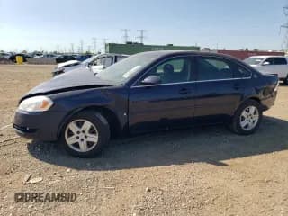 ✅ 2008 Chevrolet Impala LS • VIN: 2G1WB58K881377403 • Lot: 71912695. Listed on Copart with 112,968 mi. Free auction sales archive from the USA and detailed vehicle history report at DreamBid. Image 1.