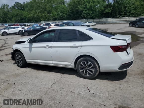 ✅ 2025 Volkswagen Jetta S • VIN: 3VW5X7BU8SM009052 • Lot: 60868875. Listed on Copart with Not provided. Free auction sales archive from the USA and detailed vehicle history report at DreamBid. Image 2.