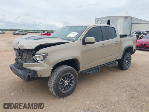 ✅ 2022 Chevrolet Colorado 4WD ZR2 • VIN: 1GCGTEEN5N1327731 • Lot: 42199631. Listed on IAAI with 40,380 mi. Free auction sales archive from the USA and detailed vehicle history report at DreamBid. Image 17.
