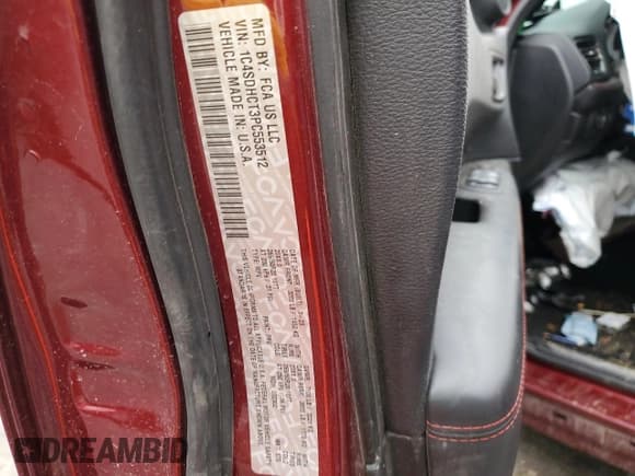 ✅ 2023 Dodge Durango R/T Plus • VIN: 1C4SDHCT3PC553512 • Лот: 64634575. Опубликован ранее на Copart с пробегом 60 481 миль. Бесплатный доступ к архиву аукционных продаж из США и подробный отчёт об истории автомобиля на DreamBid. Изображение 13.