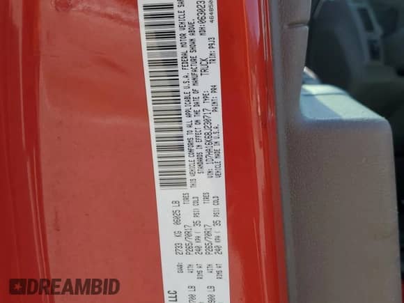 2008 Dodge 1500 ST с VIN 1D7HA16K68J230717, выставлен на аукционе Copart как лот 76002354 с пробегом 124 117 миль миль и Списание • Salvage title. История ставок и продаж доступна на DreamBid. Изображение 12.