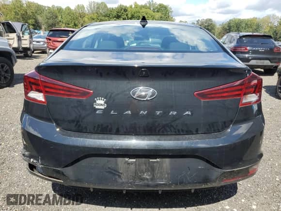 2020 Hyundai Elantra SEL with VIN 5NPD84LF8LH548398, listed as a Copart auction lot 80329355 with 46,372 mi miles and Salvage title. Bid and sale history available at DreamBid. Image 6.