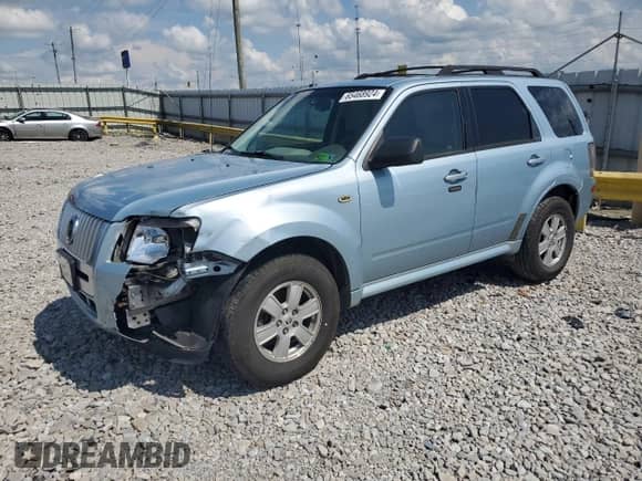2009 Mercury Mariner with VIN 4M2CU81799KJ24372, listed as a Copart auction lot 65468924 with 123,284 mi miles and Salvage title. Bid and sale history available at DreamBid. Image 1.
