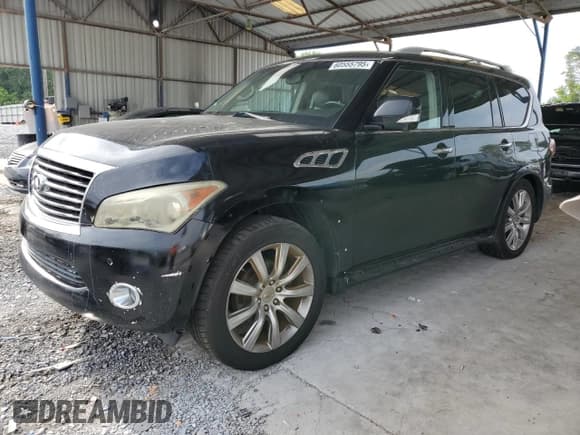✅ 2012 Infiniti QX56 7-passenger • VIN: JN8AZ2NE5C9020873 • Лот: 60555795. Опубликован ранее на Copart с пробегом 181 495 миль. Бесплатный доступ к архиву аукционных продаж из США и подробный отчёт об истории автомобиля на DreamBid. Изображение 1.