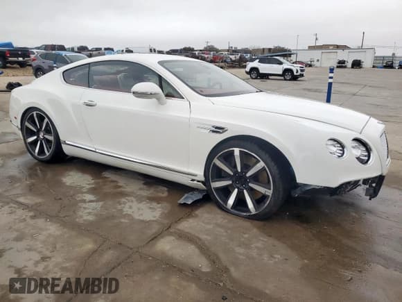 ✅ 2017 Bentley Continental GT • VIN: SCBFT7ZA4HC063556 • Lot: 47417135. Listed on Copart with 14,890 mi. Free auction sales archive from the USA and detailed vehicle history report at DreamBid. Image 4.