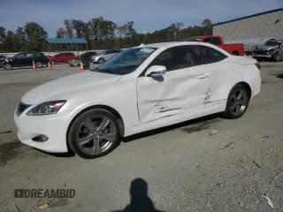 ✅ 2012 Lexus IS 250 C • VIN: JTHFF2C22C2524470 • Lot: 82737215. Listed on Copart with 123,191 mi. Free auction sales archive from the USA and detailed vehicle history report at DreamBid. Image 1.