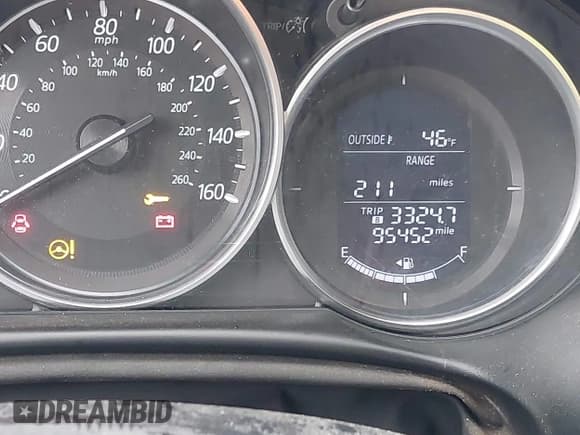 ✅ 2016 Mazda CX-5 Grand Touring • VIN: JM3KE4DY2G0763608 • Lot: 43864275. Wystawiony na IAAI z przebiegiem 95 452 mil. Bezpłatny archiwum sprzedaży aukcyjnych z USA i szczegółowy raport historii pojazdu na DreamBid. Zdjęcie 16.