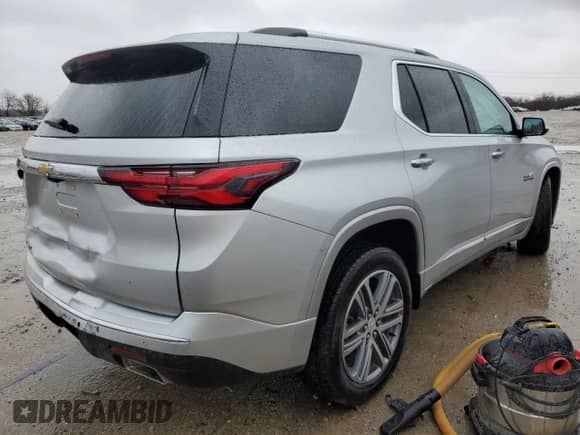 2022 Chevrolet Traverse High Country с VIN 1GNEVNKW8NJ103004, выставлен на аукционе Copart как лот 47998885 с пробегом 22 132 миль миль и Списание • Salvage title. История ставок и продаж доступна на DreamBid. Изображение 3.