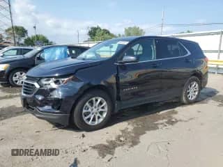 2020 Chevrolet Equinox LT с VIN 2GNAXJEV4L6220951, выставлен на аукционе Copart как лот 66536565 с пробегом 50 489 миль миль и Списание • Salvage title. История ставок и продаж доступна на DreamBid. Изображение 1.