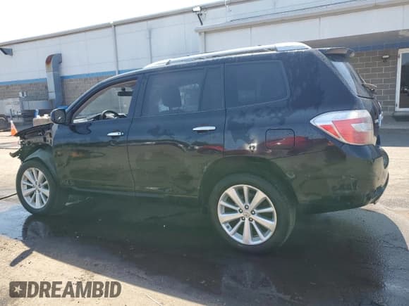 ✅ 2009 Toyota Highlander • VIN: JTEEW41A192037512 • Lot: 58329595. Listed on Copart with Not provided. Free auction sales archive from the USA and detailed vehicle history report at DreamBid. Image 2.