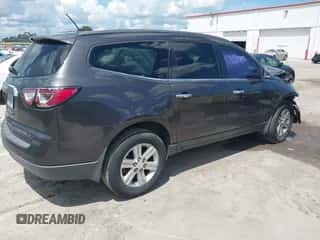 2014 Chevrolet Traverse LT with VIN 1GNKRGKDXEJ155171, listed as a IAAI auction lot 42988072 with Not provided miles and . Bid and sale history available at DreamBid. Image 4.