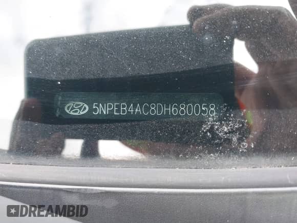 2013 Hyundai Sonata GLS with VIN 5NPEB4AC8DH680058, listed as a IAAI auction lot 43534214 with 111,938 mi miles and . Bid and sale history available at DreamBid. Image 12.