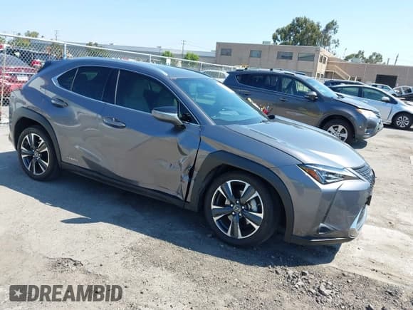 ✅ 2021 Lexus UX 250h • VIN: JTHX9JBH3M2042734 • Lot: 42737482. Listed on IAAI with 37,703 mi. Free auction sales archive from the USA and detailed vehicle history report at DreamBid. Image 1.