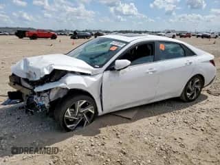 2025 Hyundai Elantra Limited with VIN KMHLP4DG4SU978211, listed as a Copart auction lot 81310835 with Not provided miles and Salvage title. Bid and sale history available at DreamBid. Image 1.
