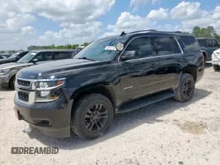 2018 Chevrolet Tahoe LT с VIN 1GNSKBKCXJR396397, выставлен на аукционе Copart как лот 66077255 с пробегом 86 555 миль миль и Чистый • Clean title. История ставок и продаж доступна на DreamBid. Изображение 1.