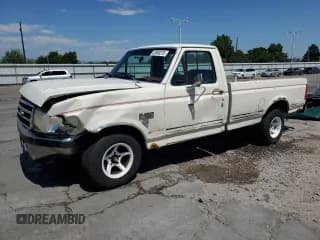 ✅ 1990 Ford F-150 • VIN: 1FTDF15Y5LPA89323 • Lot: 62608275. Listed on Copart with 86,922 mi. Free auction sales archive from the USA and detailed vehicle history report at DreamBid. Image 1.