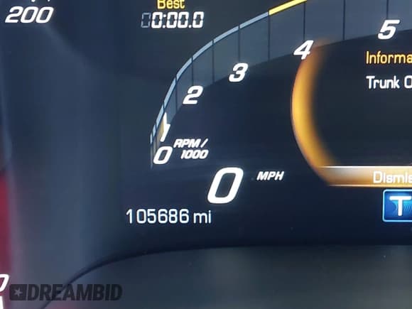 ✅ 2014 Chevrolet Corvette Z51 3LT • VIN: 1G1YM2D71E5116935 • Lot: 42341161. Listed on IAAI with 105,686 mi. Free auction sales archive from the USA and detailed vehicle history report at DreamBid. Image 15.