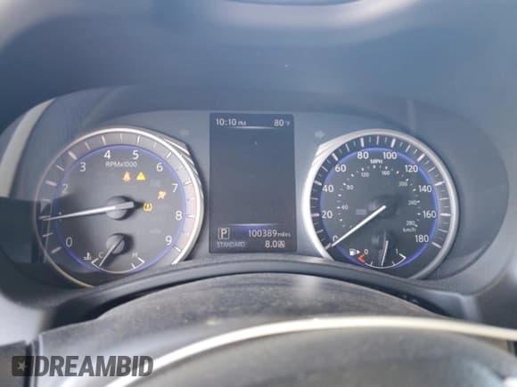 ✅ 2018 Infiniti Q60 Luxe • VIN: JN1EV7EK8JM342142 • Лот: 44695825. Опубликован ранее на Copart с пробегом 100 389 миль. Бесплатный доступ к архиву аукционных продаж из США и подробный отчёт об истории автомобиля на DreamBid. Изображение 9.