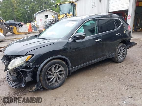 ✅ 2014 Nissan Rogue SL • VIN: 5N1AT2MT0EC824769 • Lot: 43179816. Listed on IAAI with 177,260 mi. Free auction sales archive from the USA and detailed vehicle history report at DreamBid. Image 2.