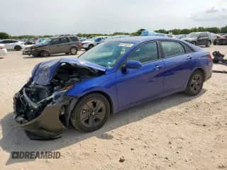 2022 Hyundai Elantra SEL with VIN KMHLM4AG5NU286430, listed as a Copart auction lot 69753635 with 101,639 mi miles and Salvage title. Bid and sale history available at DreamBid. Image 1.
