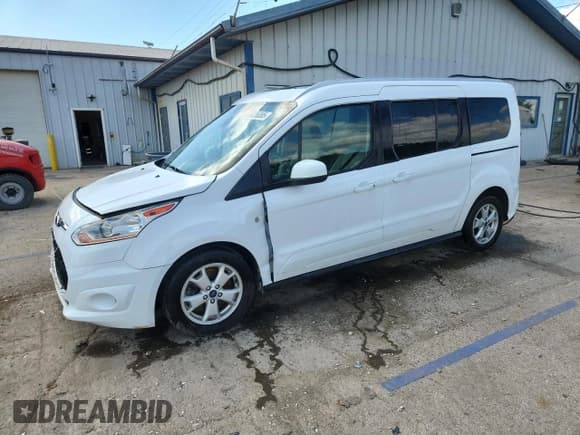 ✅ 2016 Ford Transit Connect Titanium • VIN: NM0GE9G72G1233502 • Lot: 69236385. Listed on Copart with 89,897 mi. Free auction sales archive from the USA and detailed vehicle history report at DreamBid. Image 1.
