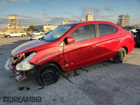 ✅ 2018 Mitsubishi Mirage ES • VIN: ML32F3FJ2JHF12358 • Lot: 93313365. Listed on Copart with 101,055 mi. Free auction sales archive from the USA and detailed vehicle history report at DreamBid. Image 1.