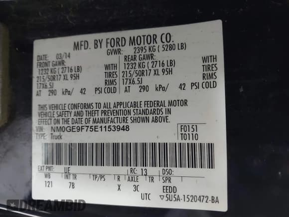 ✅ 2014 Ford Transit Connect XLT • VIN: NM0GE9F75E1153948 • Лот: 42355264. Опубликован ранее на IAAI с пробегом 136 931 миль. Бесплатный доступ к архиву аукционных продаж из США и подробный отчёт об истории автомобиля на DreamBid. Изображение 9.