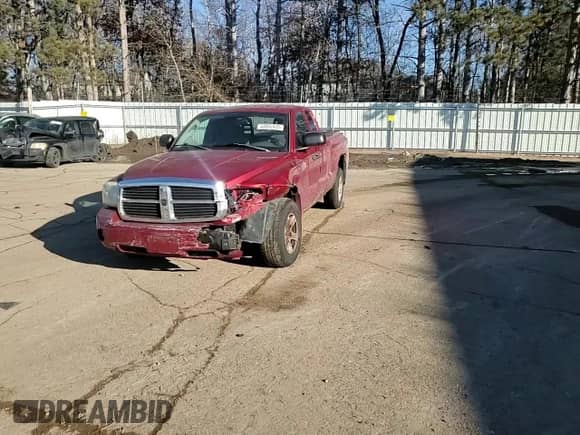 2006 Dodge Dakota SLT with VIN 1D7HW42N56S609685, listed as a Copart auction lot 43052435 with 222,136 mi miles and Non repairable. Bid and sale history available at DreamBid. Image 11.