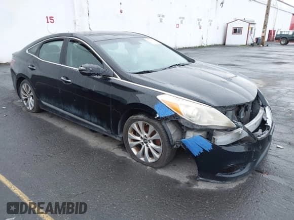 ✅ 2012 Hyundai Azera • VIN: KMHFG4JG7CA129257 • Lot: 43840263. Listed on IAAI with Not provided. Free auction sales archive from the USA and detailed vehicle history report at DreamBid. Image 1.