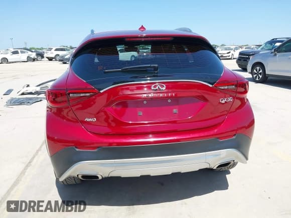 ✅ 2018 Infiniti QX30 Essential • VIN: SJKCH5CR7JA052036 • Lot: 41971980. Listed on IAAI with 84,817 mi. Free auction sales archive from the USA and detailed vehicle history report at DreamBid. Image 17.
