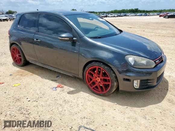 ✅ 2012 Volkswagen Golf GTI w/Conv & Sunroof • VIN: WVWEV7AJ8CW125885 • Lot: 61879735. Listed on Copart with 88,406 mi. Free auction sales archive from the USA and detailed vehicle history report at DreamBid. Image 4.