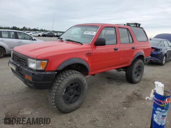 ✅ 1992 Toyota 4Runner • VIN: JT3VN39W3N0087131 • Lot: 58423185. Wystawiony na Copart z przebiegiem 232 640 mil. Bezpłatny archiwum sprzedaży aukcyjnych z USA i szczegółowy raport historii pojazdu na DreamBid. Zdjęcie 1.