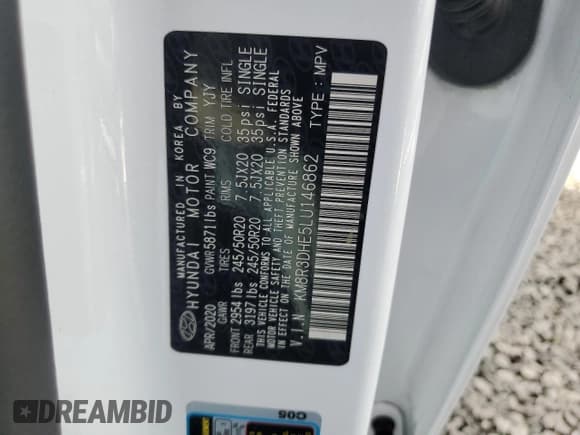 ✅ 2020 Hyundai Palisade SEL • VIN: KM8R3DHE5LU146862 • Лот: 87744275. Опубликован ранее на Copart с пробегом 79 725 миль. Бесплатный доступ к архиву аукционных продаж из США и подробный отчёт об истории автомобиля на DreamBid. Изображение 12.