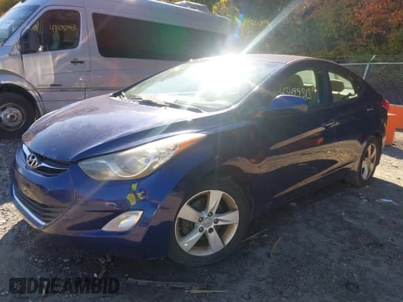 ✅ 2013 Hyundai Elantra GLS • VIN: 5NPDH4AE5DH154403 • Lot: 43499515. Listed on IAAI with 94,725 mi. Free auction sales archive from the USA and detailed vehicle history report at DreamBid. Image 2.