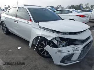 ✅ 2024 Honda Civic Sport Touring • VIN: 19XFL1G80RE001267 • Lot: 42986723. Listed on IAAI with 9,601 mi. Free auction sales archive from the USA and detailed vehicle history report at DreamBid. Image 1.