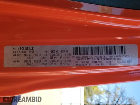 ✅ 2020 Jeep Gladiator Rubicon • VIN: 1C6JJTBGXLL167344 • Lot: 86828175. Listed on Copart with 83,213 mi. Free auction sales archive from the USA and detailed vehicle history report at DreamBid. Image 12.