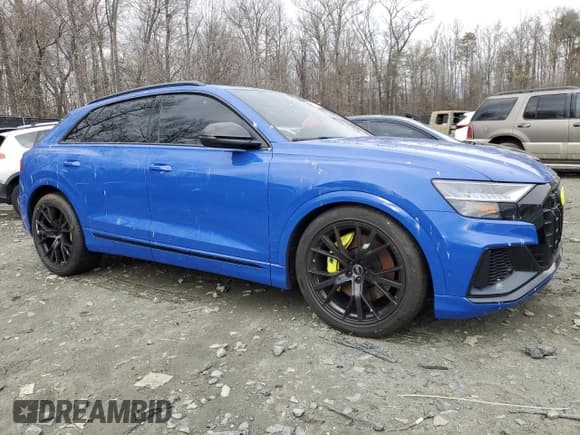 ✅ 2022 Audi SQ8 Prestige • VIN: WA1CWBF15ND010766 • Lot: 47976515. Listed on Copart with 34,141 mi. Free auction sales archive from the USA and detailed vehicle history report at DreamBid. Image 4.