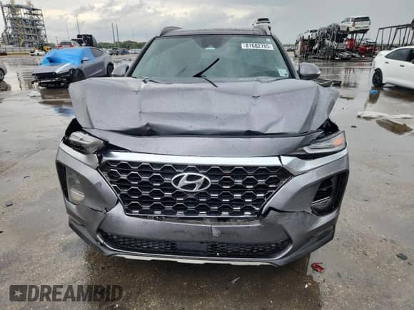 2019 Hyundai Santa Fe Limited with VIN 5NMS53AAXKH116764, listed as a Copart auction lot 81682785 with 106,885 mi miles and Salvage title. Bid and sale history available at DreamBid. Image 5.