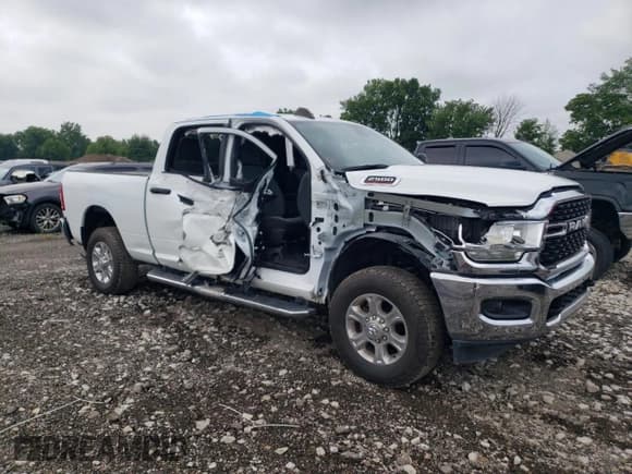 ✅ 2023 Ram 2500 Big Horn • VIN: 3C6UR5DJ1PG536704 • Lot: 66007495. Listed on Copart with 59,849 mi. Free auction sales archive from the USA and detailed vehicle history report at DreamBid. Image 4.