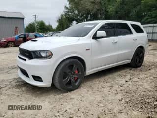 2018 Dodge Durango SRT z VIN 1C4SDJGJ0JC463242, wystawiony jako Copart lot #58174115 z przebiegiem 93 781 mil mil oraz Szkoda całkowita • Salvage title. Historia ofert i sprzedaży dostępna na DreamBid. Obrazek 1.