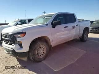 2022 Chevrolet Silverado 1500 Work Truck with VIN 3GCUDAED4NG575440, listed as a Copart auction lot 88268305 with 121,567 mi miles and Salvage title. Bid and sale history available at DreamBid. Image 1.