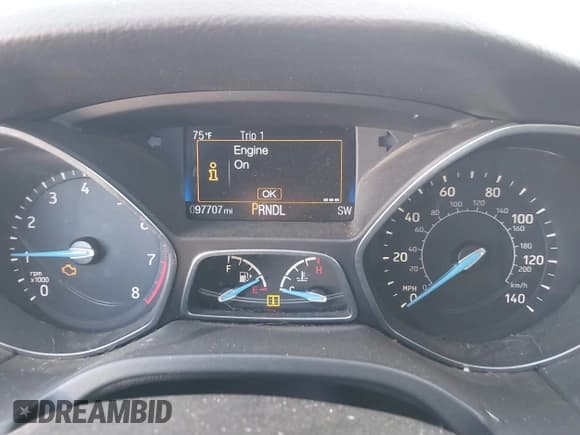 ✅ 2016 Ford Focus SE • VIN: 1FADP3F23GL404593 • Lot: 43803058. Wystawiony na IAAI z przebiegiem 97 707 mil. Bezpłatny archiwum sprzedaży aukcyjnych z USA i szczegółowy raport historii pojazdu na DreamBid. Zdjęcie 7.