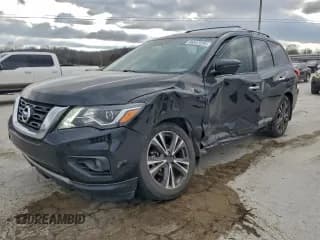 ✅ 2020 Nissan Pathfinder Platinum • VIN: 5N1DR2DM4LC641215 • Lot: 96547235. Listed on Copart with 71,917 mi. Free auction sales archive from the USA and detailed vehicle history report at DreamBid. Image 1.